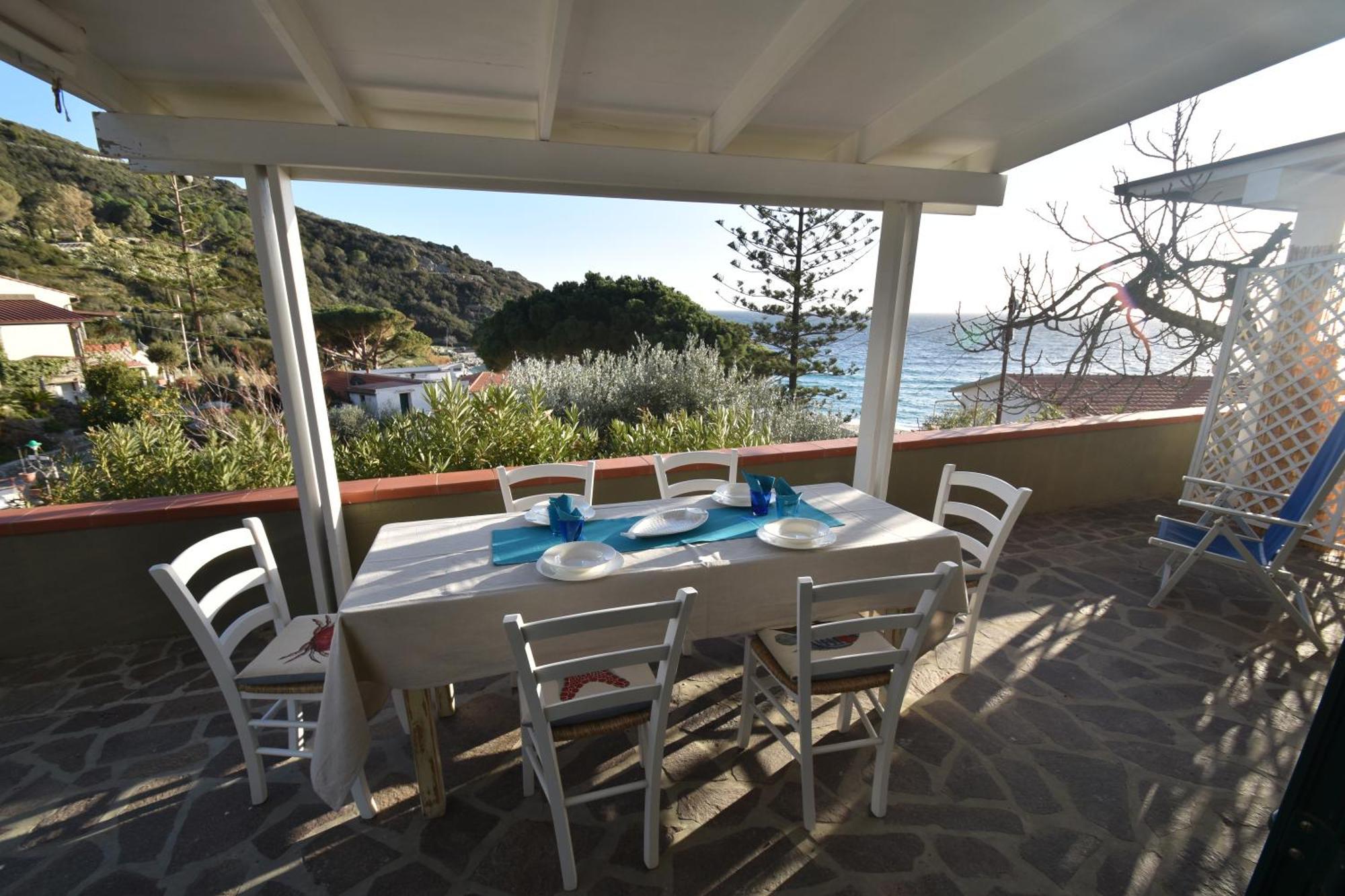 Appartamenti Cavoli - Vista Mare Con Terrazze, Clima E Posti Auto Spiaggia di Cavoli ภายนอก รูปภาพ